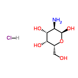 D-氨基半乳糖盐酸盐结构式