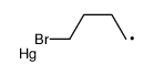4-bromobutylmercury Structure