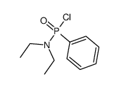 N,N-diethylamino phenylphosphonochloramidate Structure