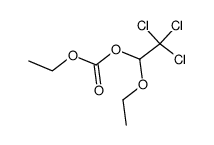 2,2,2-trichloro-1-ethoxyethyl ethyl carbonate Structure