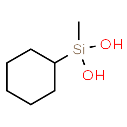 环己基-甲基-硅烷二醇结构式