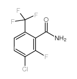 3-氯-2-氟-6-(三氟甲基)苯甲酰胺结构式
