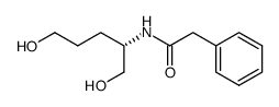 (1S)-N-[4-hydroxy-1-(hydroxymethyl)butyl]phenylacetamide Structure