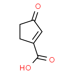 1-Cyclopentene-1-carboxylic acid, 3-oxo-, radical ion(1+) (9CI) Structure