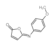 2(5H)-Furanone,5-[(4-methoxyphenyl)imino]- structure