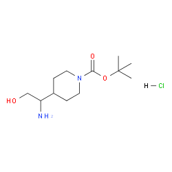 4-(1-氨基-2-羟乙基)哌啶-1-甲酸叔丁酯盐酸盐图片