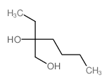 2-ethylhexane-1,2-diol Structure