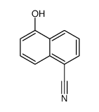 1-Cyano-5-hydroxynaphthalene Structure
