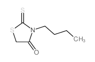 4-Thiazolidinone,3-butyl-2-thioxo- structure