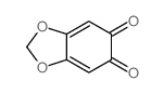 benzo[1,3]dioxole-5,6-dione结构式