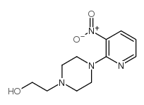 2-[4-(3-硝基-2-吡啶)哌嗪]-1-乙醇结构式