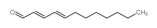 (E,E)-2,4-十二碳二烯醛结构式