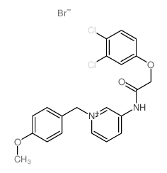 2-(3,4-dichlorophenoxy)-N-[1-[(4-methoxyphenyl)methyl]pyridin-5-yl]acetamide结构式
