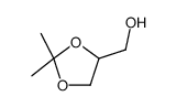 (2,2-Dimethyl-1,3-dioxolan-4-yl)methanol结构式