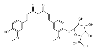 Curcumin-β-D-glucuronide结构式