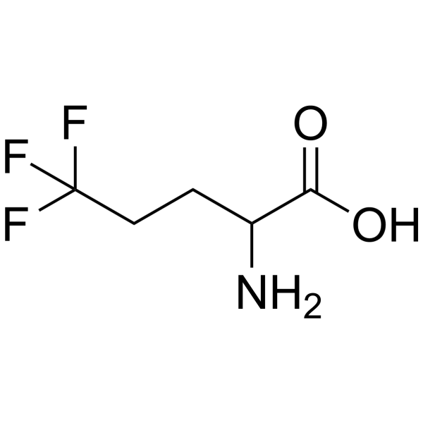 Norvaline, 5,5,5-trifluoro-结构式