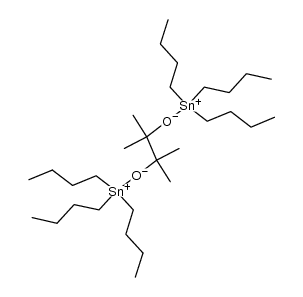5,5,10,10-tetrabutyl-7,7,8,8-tetramethyl-6,9-dioxa-5,10-distannatetradecane结构式