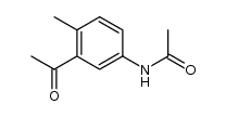 N-(3-acetyl-4-methylphenyl)acetamide Structure