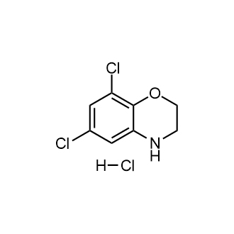 6,8-二氯-3,4-二氢-2H-苯并[b][1,4]恶嗪盐酸盐结构式