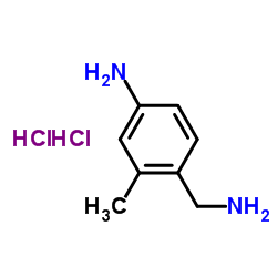 4-氨基-2-甲基苯甲胺双盐酸盐结构式