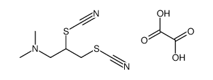 N,N-dimethyl-2,3-dithiocyanato-propan-1-amine, oxalic acid Structure
