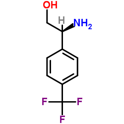 (2S)-2-Amino-2-[4-(trifluoromethyl)phenyl]ethanol Structure