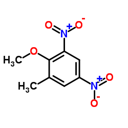 2-甲基-4,6-二硝基苯甲醚结构式
