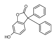 6-hydroxy-3,3-diphenyl-1-benzofuran-2-one结构式