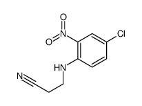 3-(4-chloro-2-nitroanilino)propanenitrile Structure