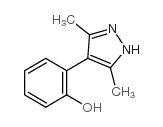 2-(3,5-dimethyl-1H-pyrazol-4-yl)phenol结构式