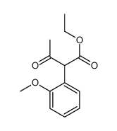 Ethyl 2-(2-methoxyphenyl)-3-oxobutanoate Structure