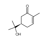 (4R)-8-hydroxycarvotanacetone Structure