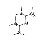 bis(bis(trimethylsilyl)methyl)aluminium hydride Structure