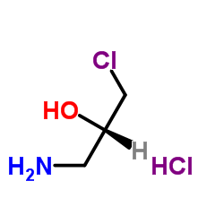 (S)-1-氨基-3-氯-2-丙醇盐酸盐结构式