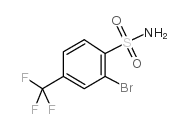 2-溴-4-(三氟甲基)苯磺酰胺结构式