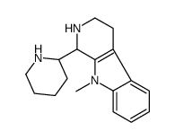 9-methyl-1-piperidin-2-yl-1,2,3,4-tetrahydropyrido[3,4-b]indole Structure