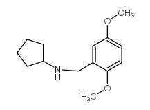 CYCLOPENTYL-(2,5-DIMETHOXY-BENZYL)-AMINE structure