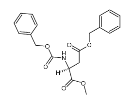 (S)-4-benzyl 1-methyl 2-(((benzyloxy)carbonyl)amino)succinate Structure