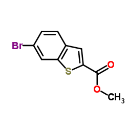 6-溴苯并[b]噻吩-2-羧酸甲酯结构式