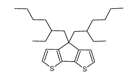 4,4-二(2-乙基己基)-二噻吩并环戊二烯)结构式