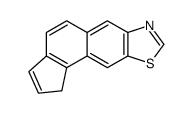 (8ci,9ci)-1H-环戊并[5,6]萘并[2,3-d]噻唑结构式