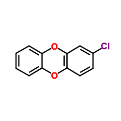2-氯二苯并-对-二恶英结构式