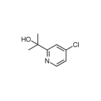 2-(4-氯吡啶-2-基)丙-2-醇结构式