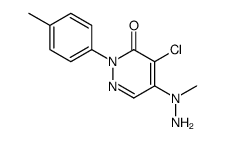 5-[amino(methyl)amino]-4-chloro-2-(4-methylphenyl)pyridazin-3-one Structure