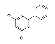 4-chloro-6-methoxy-2-phenylpyrimidine Structure