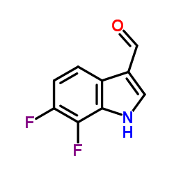 6,7-Difluoro-1H-indole-3-carbaldehyde Structure