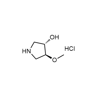 (3S,4S)-4-甲氧基吡咯烷-3-醇盐酸盐结构式