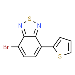 2,1,3-Benzothiadiazole, 4-bromo-7-(2-thienyl)- Structure