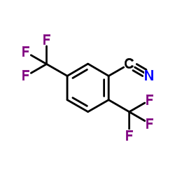 2,5-双三氟甲基苯腈结构式