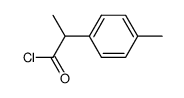 α-methyl p-methylphenylacetyl chloride结构式